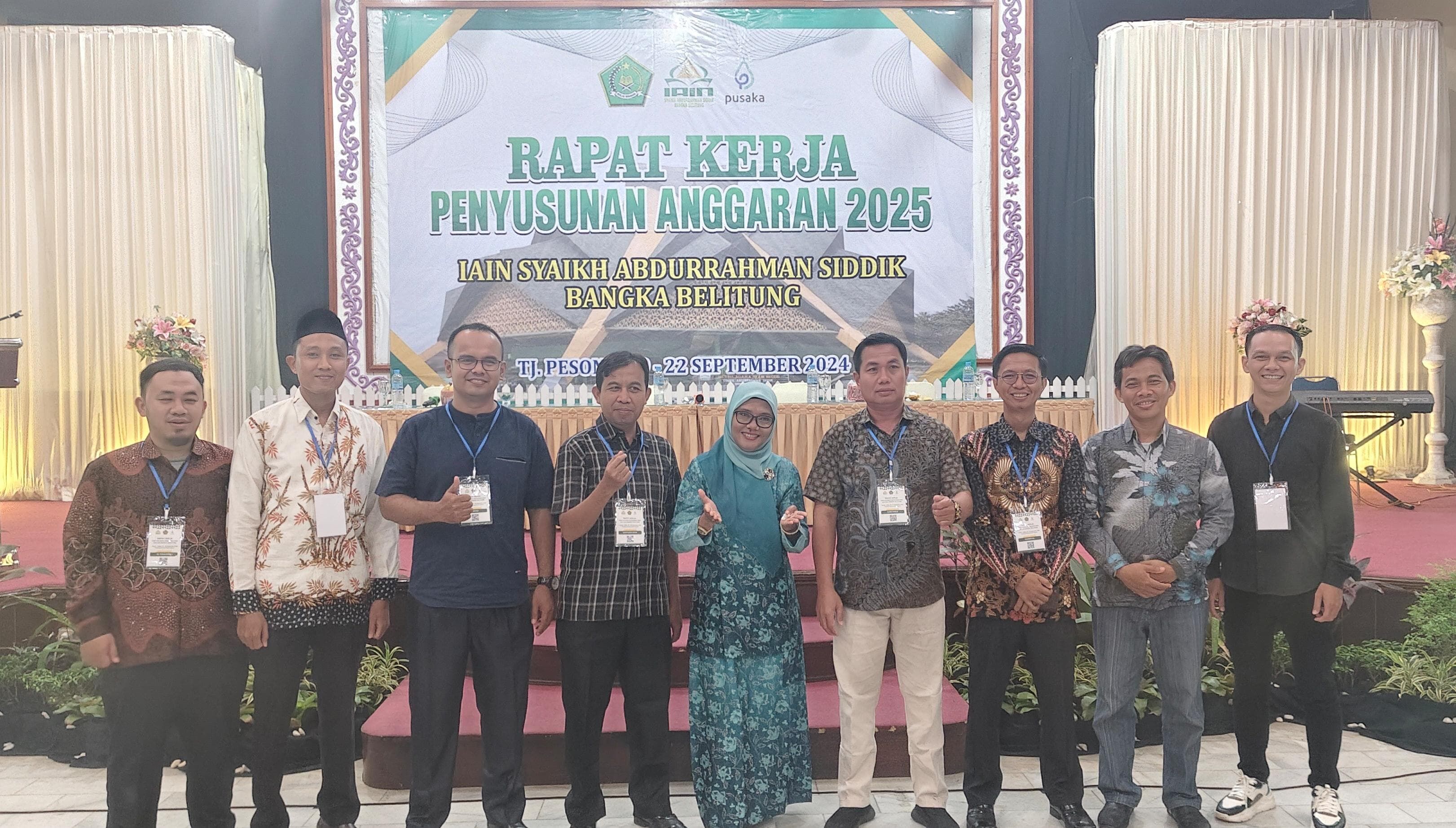 Dekan Fakultas Tarbiyah IAIN Syaikh Abdurrahman Siddik Bangka Belitung Mengikuti Rapat Kerja Penyusunan Anggaran Tahun 2025