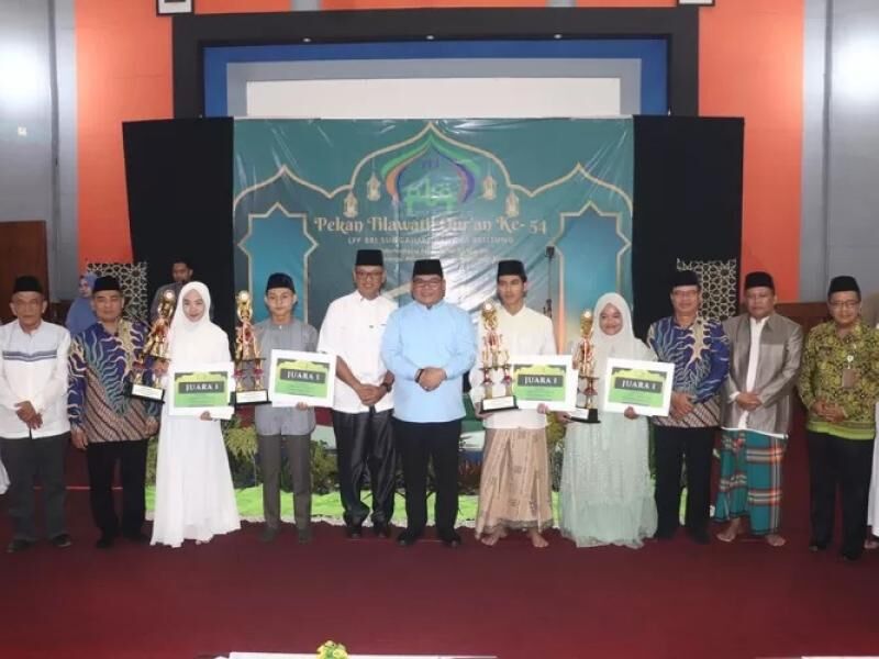 EMPAT MAHASISWA IAIN SAS BABEL RAIH JUARA PTQ LPP RRI Ke- 54 TINGKAT PROVINSI