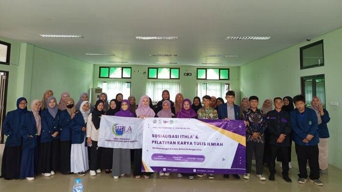 HIMA PBA Fakultas Tarbiyah IAIN SAS Babel dan DPW 1 ITHLA Sumatera Gelar Sosialisasi dan Pelatihan Karya Tulis Ilmiah