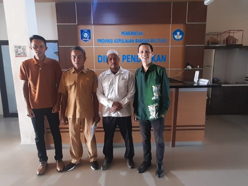 Koordinasi di Dinas Pendidikan Provinsi Bangka Belitung