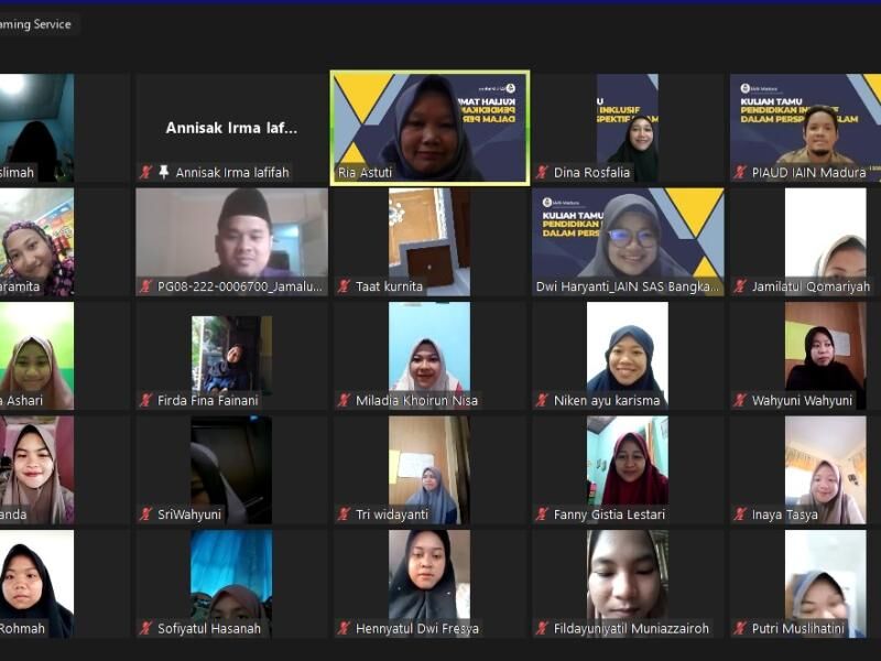 PRODI PIAUD IAIN SAS BABEL SUKSES GELAR KULIAH TAMU BERSAMA IAIN MADURA