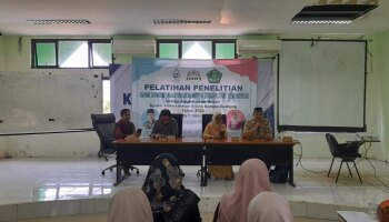 Fakultas Tarbiyah IAIN SAS Bangka Belitung Adakan Pelatihan Penelitian untuk Dosen dan Mahasiswa